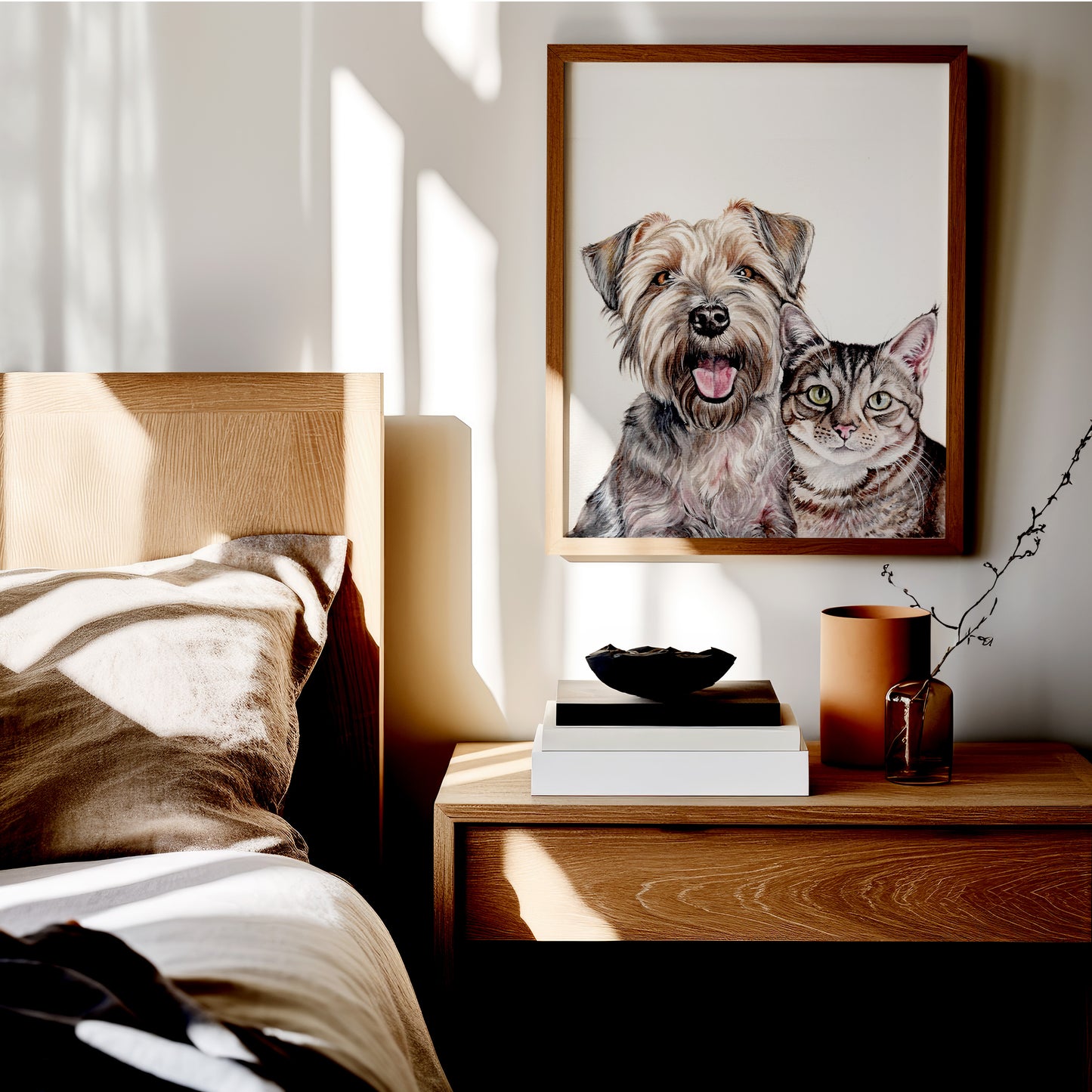 11x14 Custom Watercolor Pet Portraits