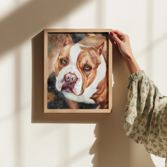 8x10 Custom Watercolor Pet Portraits